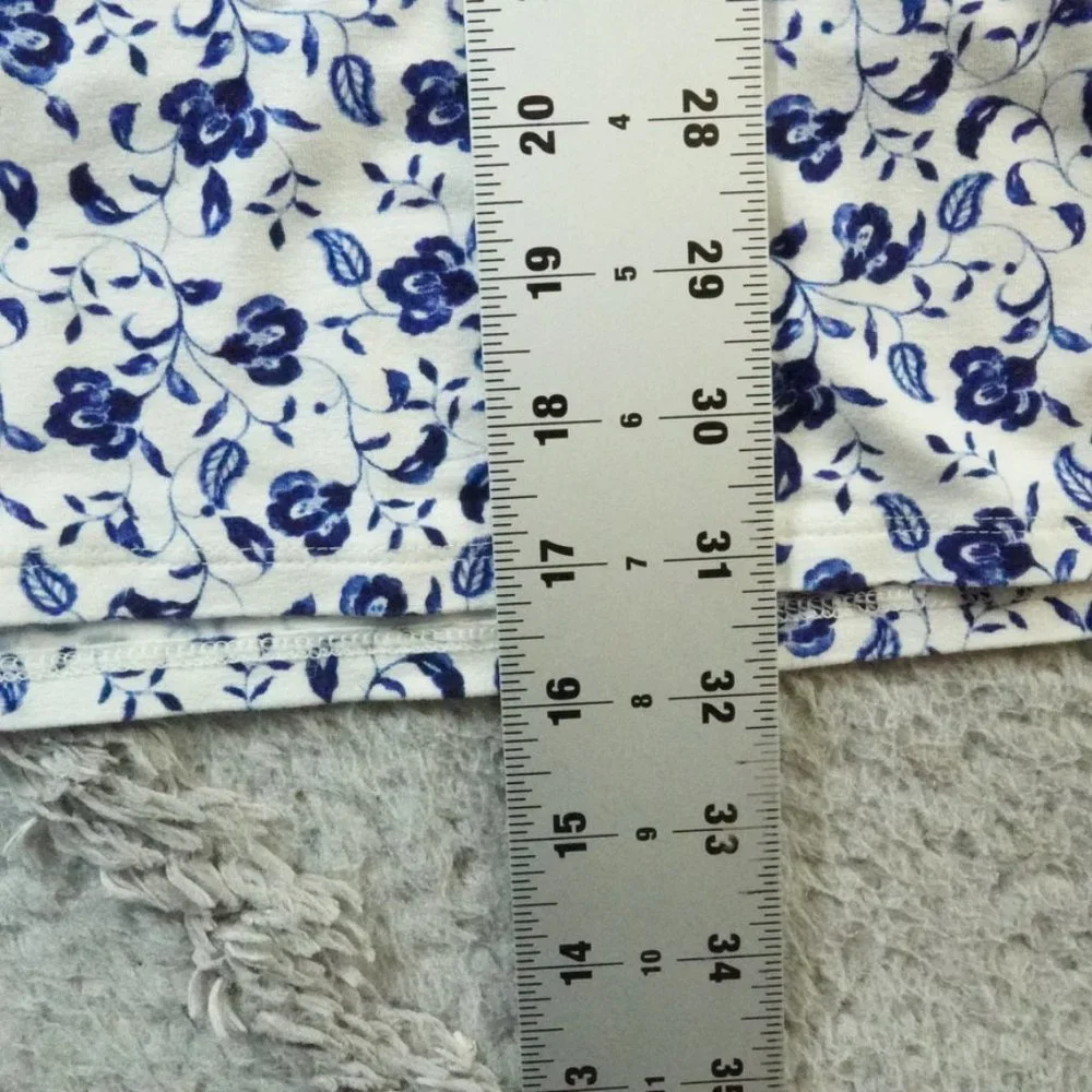 J.Jill Wearever Collection T-Shirt Dress Womens Petite Medium Floral Print - Picture 10 of 13